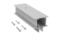 Star FTI rail de roulement invisible pour plafond suspendu 2m alu